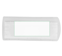 Plastic case with plasters